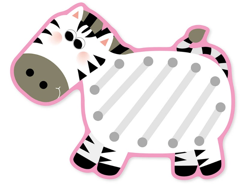 洞洞小手：動物穿線板